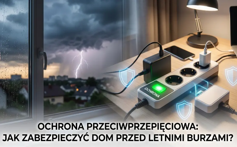 Ochrona przeciwprzepięciowa: Jak zabezpieczyć dom przed letnimi burzami?